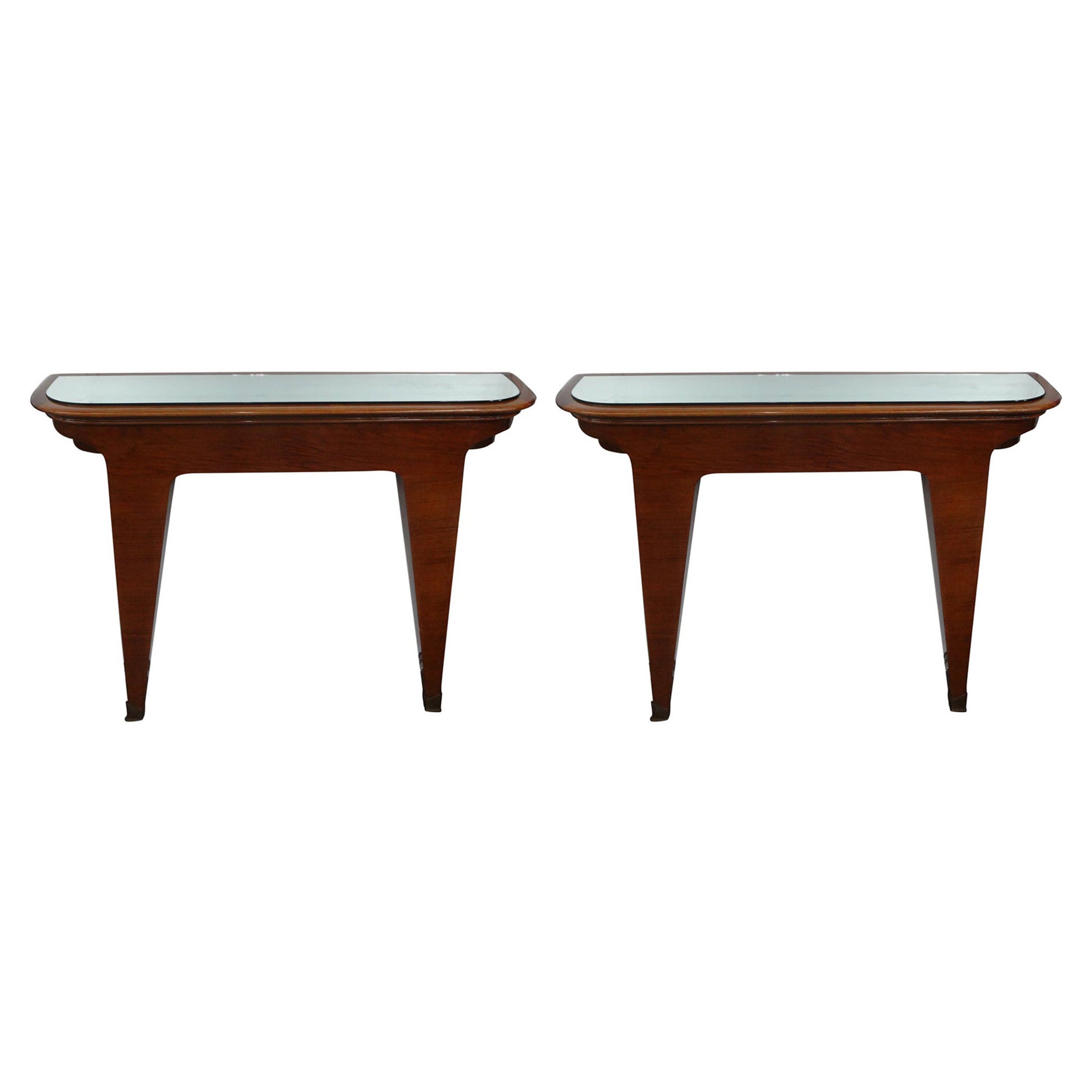 Coppia di tavolini da salotto moderni italiani di Gio Ponti