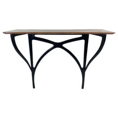 Vintage Ico Parisi Wall-mounted console table from Italy.
