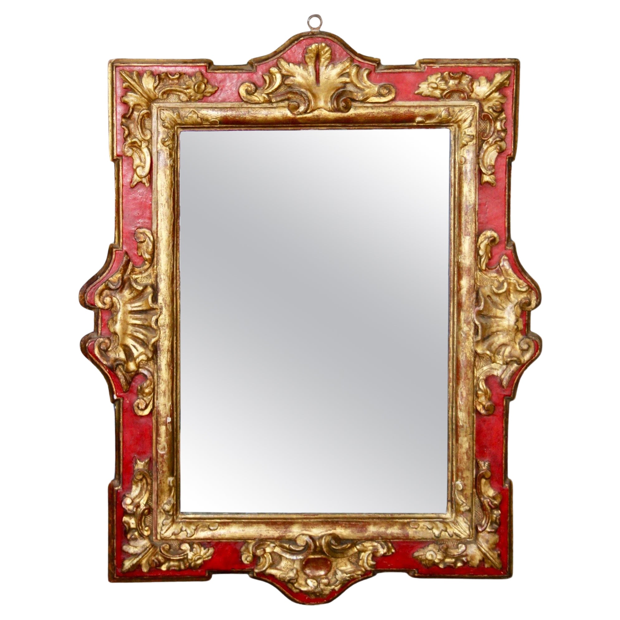 Miroir en bois de style Régence  en vente