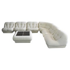 Used Rino Maturi Nuvolone Living Room Set in White Boucle by MIMO Padova 1970s Italy
