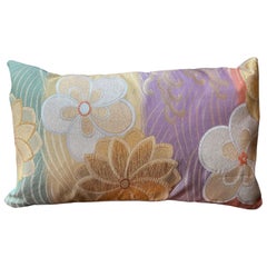 Luxury silk pillow from Sinapango Interiors Paris