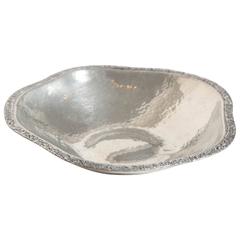 Rene Delavan French Art Deco Pewter Coupe