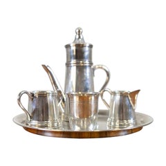 Retro Silver plated SOLA Coffee Set From the Turn of the Centuries With Tray