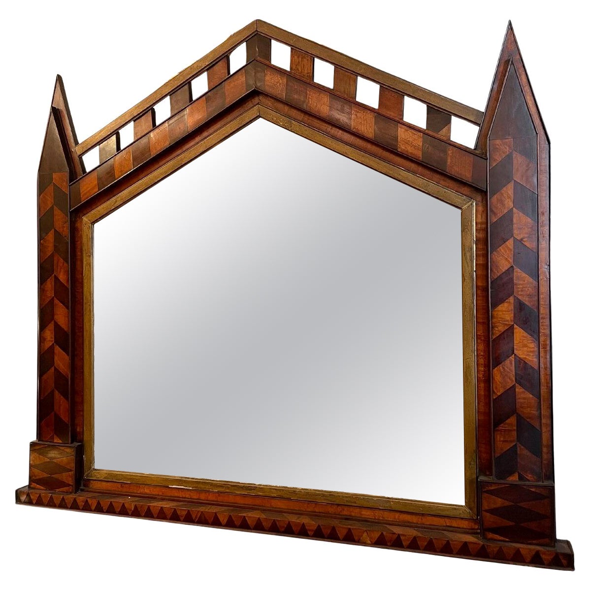 Mirror in Marquetry, XIXe