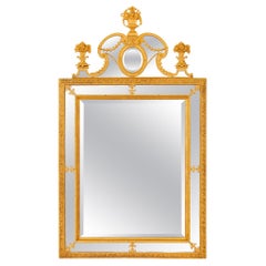Swedish early 19th century Neo-Classical st. Ormolu mirror