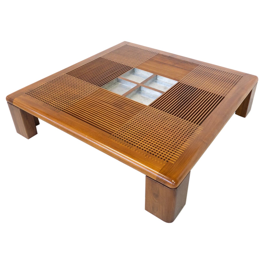 Mid-Century Modern Large Italian Coffee Table by Silvio Coppola, 1970s For Sale