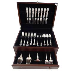 George & Martha by Westmorland Sterling Silver Flatware Set Service 51 Pieces