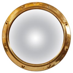 Miroir convexe en cuivre