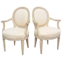 Pair of Italian Armchairs or Bergeres Pair of Italian Armchairs or Bergeres