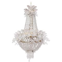 Antique French Crystal Chandelier 8