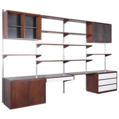 1960s Danish Modern Mahogany Bookshelf: Vintage Elegance Redefined