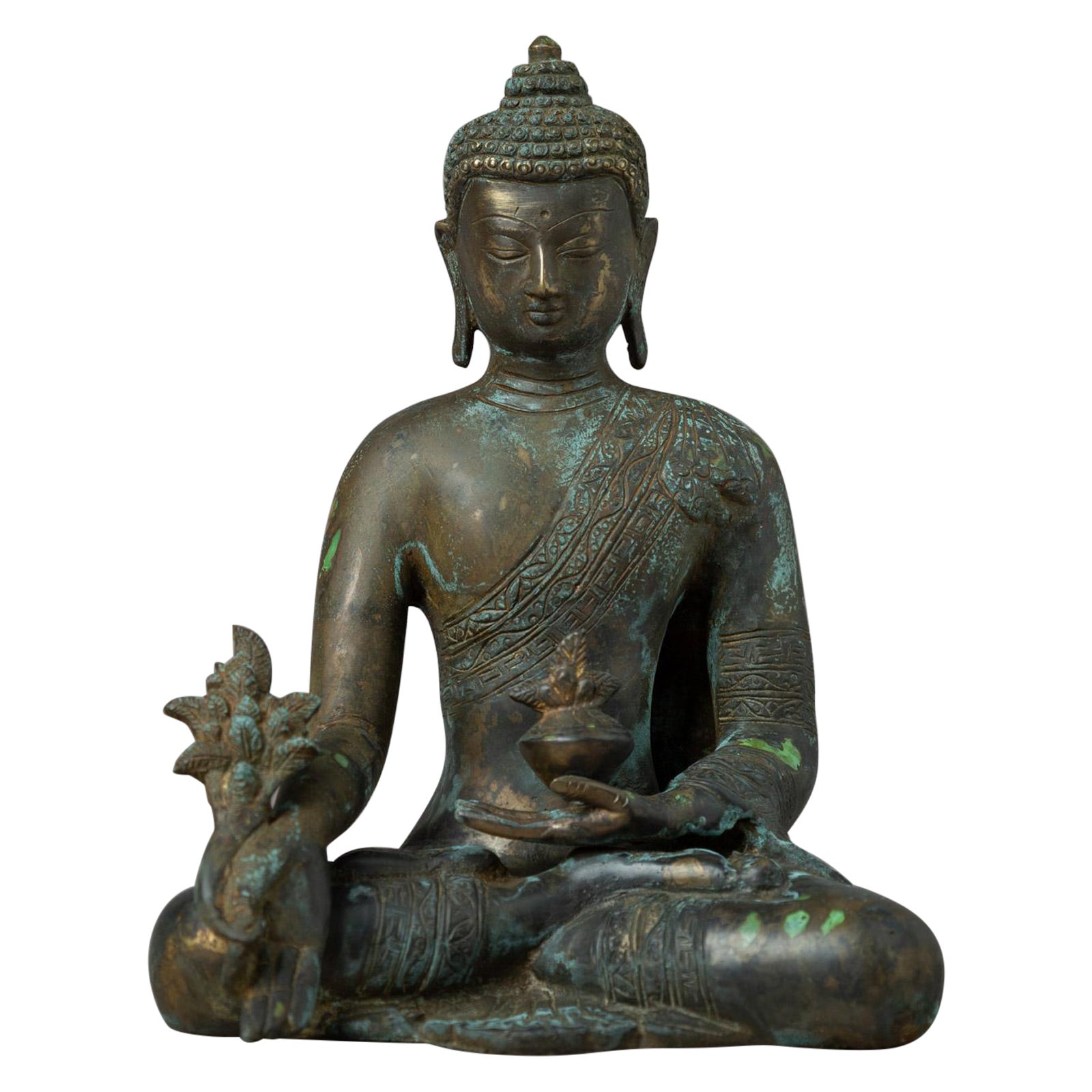 Recently made Bronze Nepali Medicine Buddha from Nepal - OriginalBuddhas