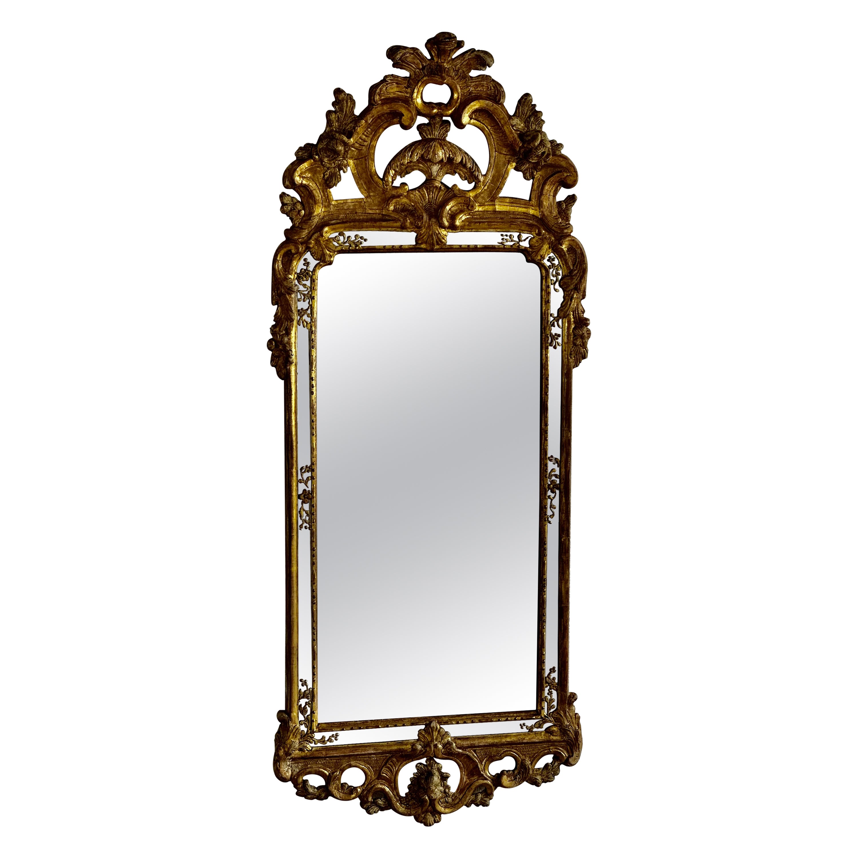 18th Century Rococo Mirror For Sale