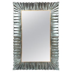 Murano Glass Mantel Mirrors and Fireplace Mirrors