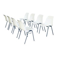 Vintage "Orly" Stacking Chairs by Bruno Pollak for Solo, Germany 1979