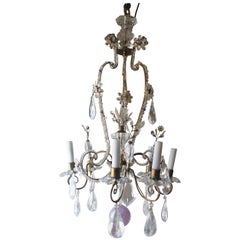 19thc French Louis XVI style Bronze and Rock w/Amethyst Crystal by Maison Bagues