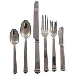 Hampton by Tiffany & Co. Sterling Silver Flatware Set for Eight, Dinner Size