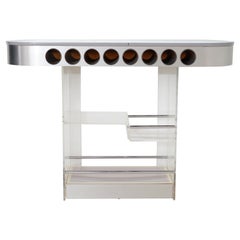 Retro Illuminated Lucite Bar by Hill Manufacturing, 1970s