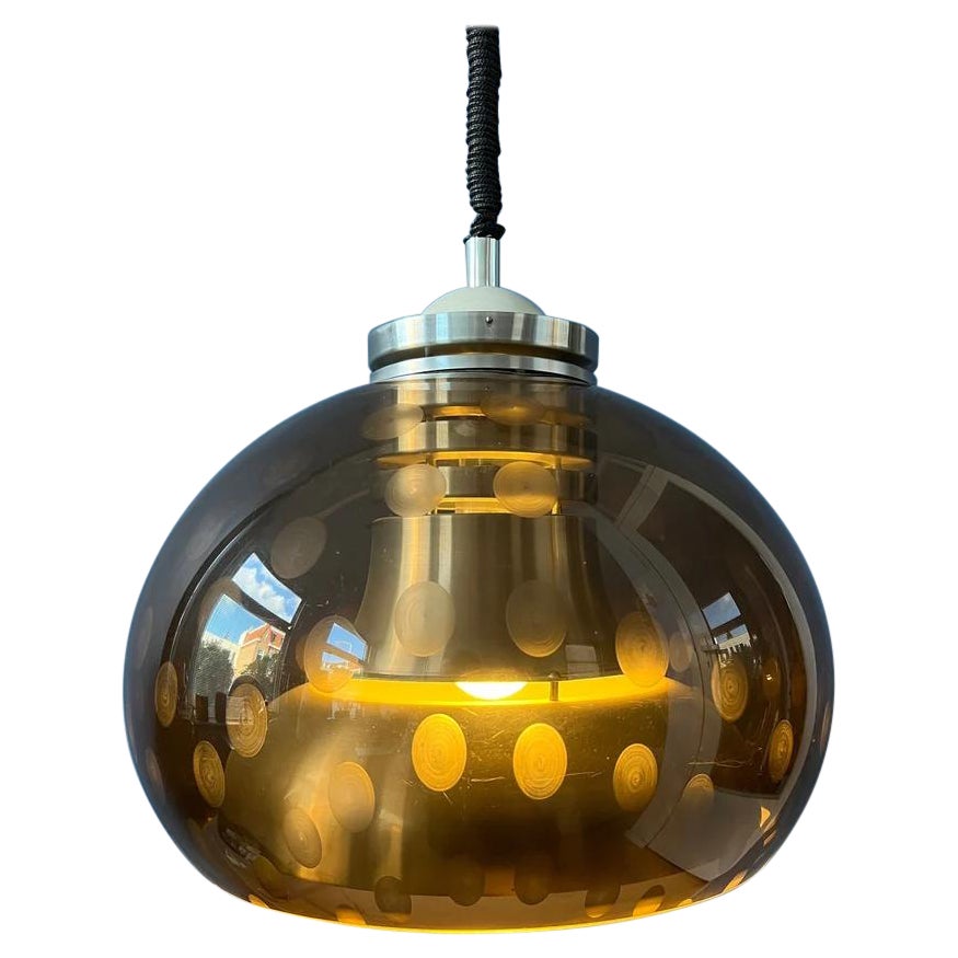Dijkstra Space Age Mushroom Pendant Lamp, 1970s For Sale