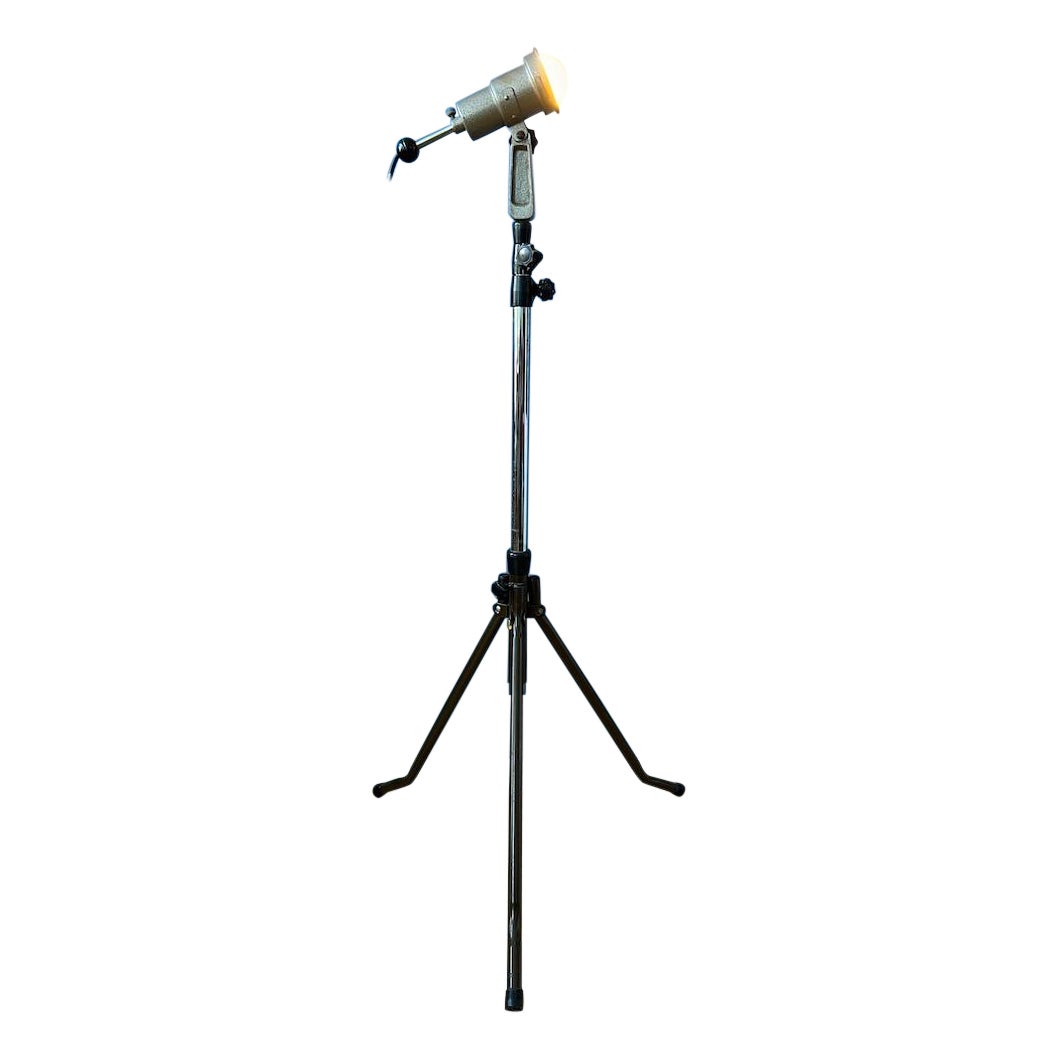 Lampadaire vintage Cifo Photography Spotlight, 1970 en vente