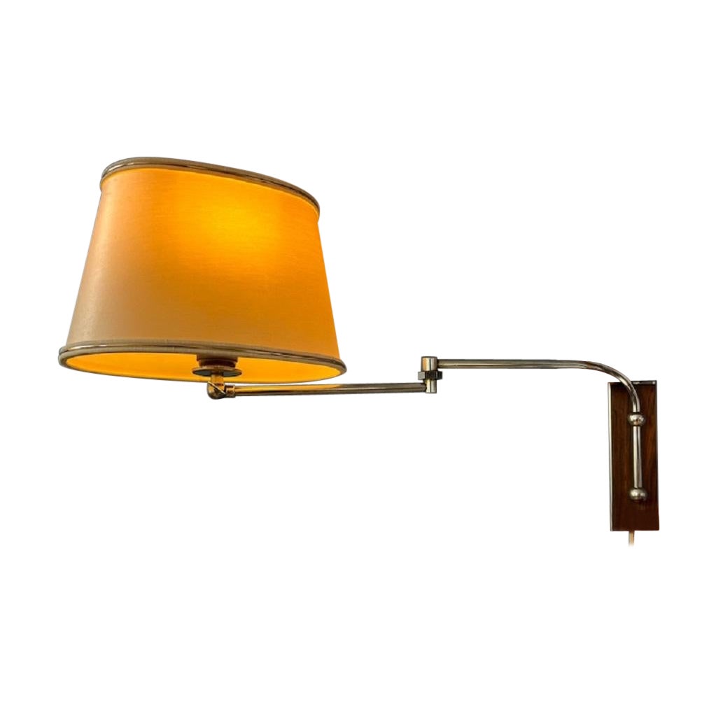 Mid Century Swing Arm Wall Lamp, 1970s