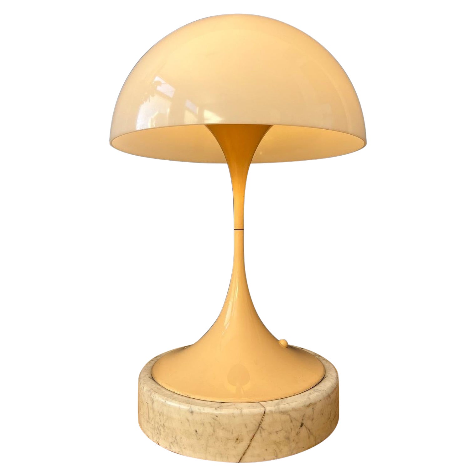Lampe de table Panthella Mushroom de Louis Poulsen par Verner Panton, 1970