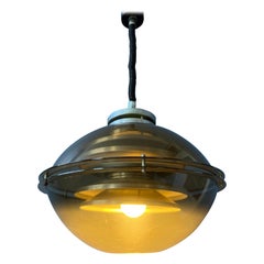 Lampe à suspension vintage de l'ère spatiale, Herda, 1970