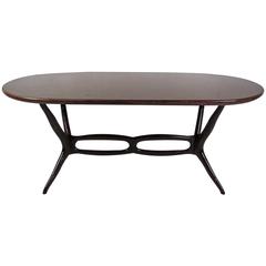 Rare Mid-Century Rosewood Sculptural Dining Table 5