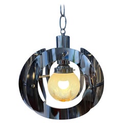 Vintage Mazzega Murano Glass Pendant Lamp, 1970s