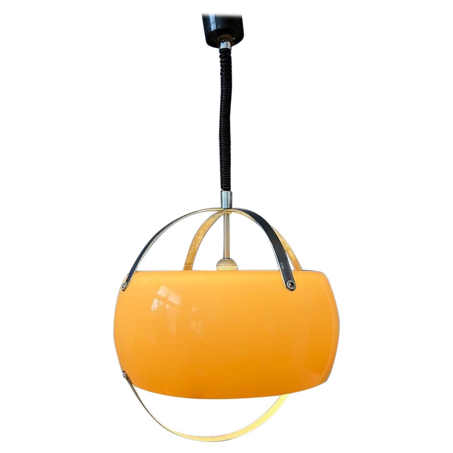 Lampe à suspension Tronconi de l'ère spatiale, 1970