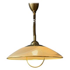 Vintage Mid Century Hollywood Regency Pendant Lamp, 1970s