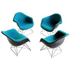 Set of Four LAR Eames Lounge Chairs 11