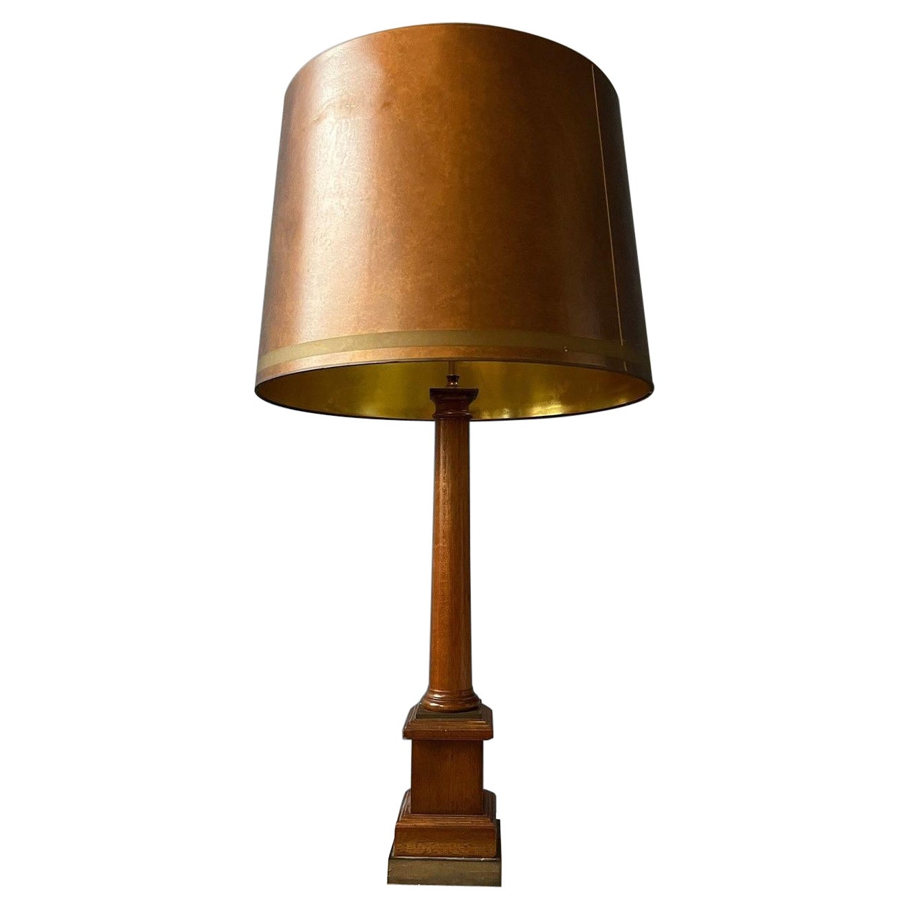 Vintage Large Eclectic Table Lamp, 1970s For Sale