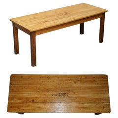 Jolie table à manger ancienne FRUiTWOOD & OAK TWO TONE REFECTORY FRENCH FARMHOUSE