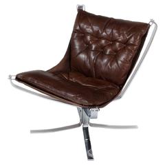 Sigurd Ressell Low Back Chrome Falcon Chair
