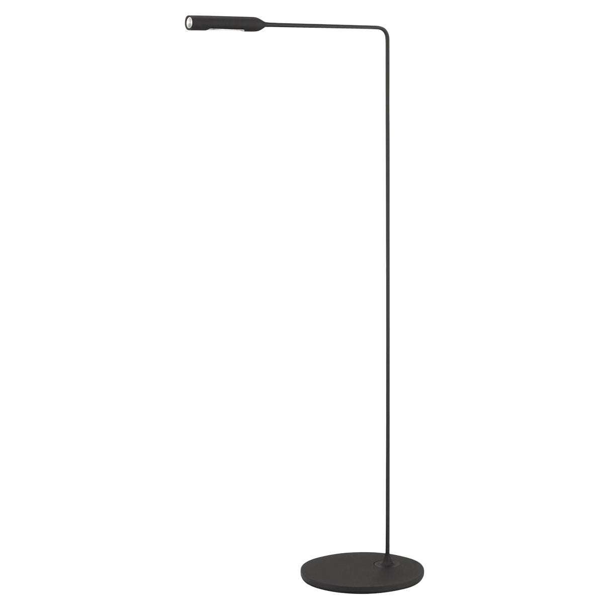 Lumina Flo Lounge Floor Lamp in Classic Black by Foster+Partners 