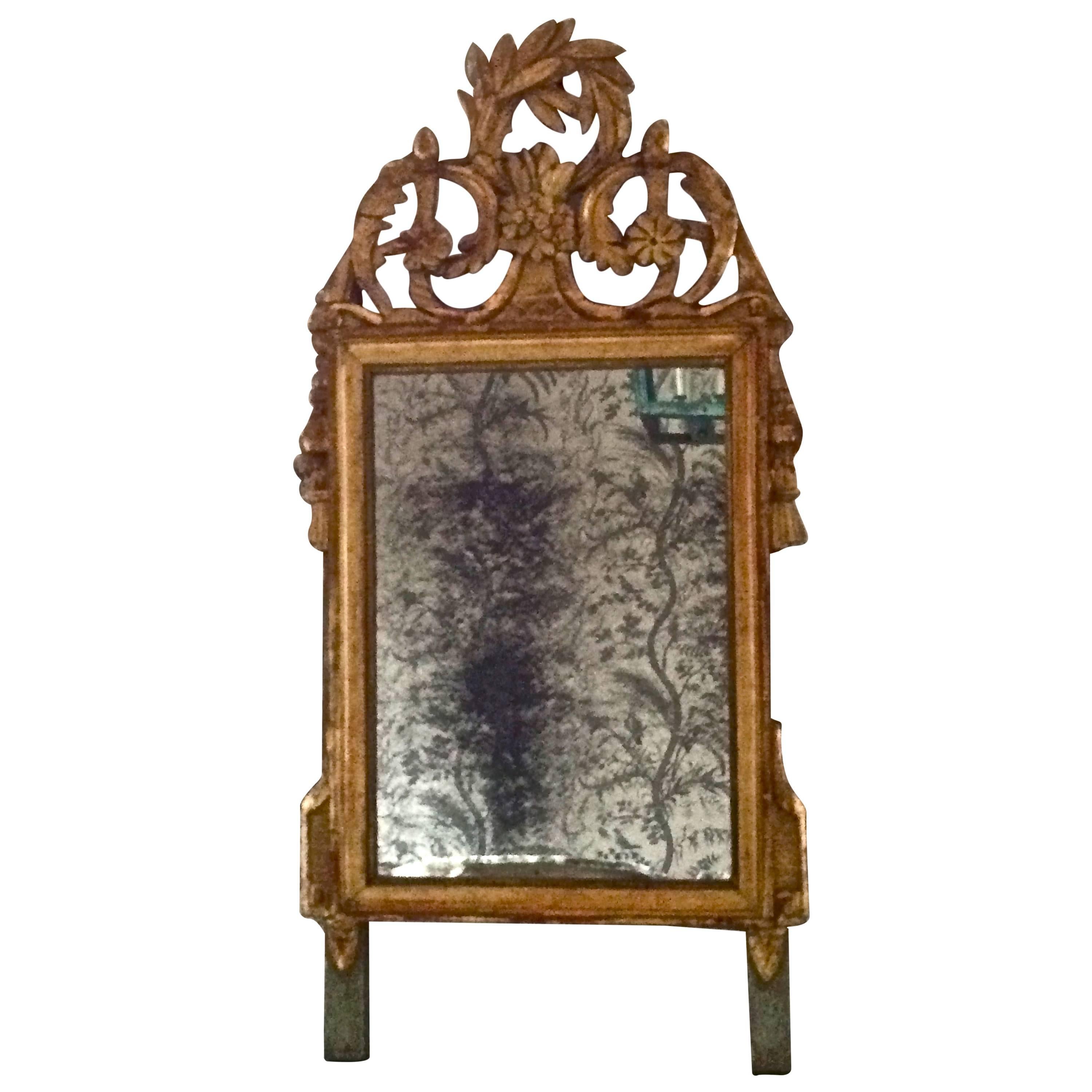 Louis XVI Style French Gilt Mirror