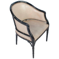 Black Painted Bergere