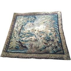 18th Century Flemish Verdure Tapestry 1