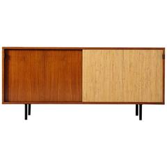 Florence Knoll Sideboard Rosewood and Cane