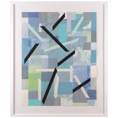 Mark Houghton - Apron Strings - 2023 - Peinture, encre, graphite sur papier - Encadré