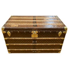 Used Louis Vuitton Malle Courrier Monogram trunk France 20th century circa 1915
