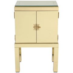 Ello Brass Clad Small Cabinet or Nightstand