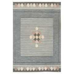 Midcentury Swedish Flat-Weave Rug by Ingegerd Silow