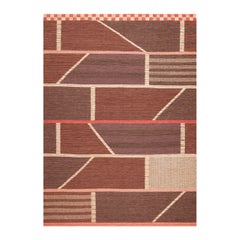 Collection Nazmiyal, tapis suédois moderne et géométrique tissé à plat 8'11" x 12'1"