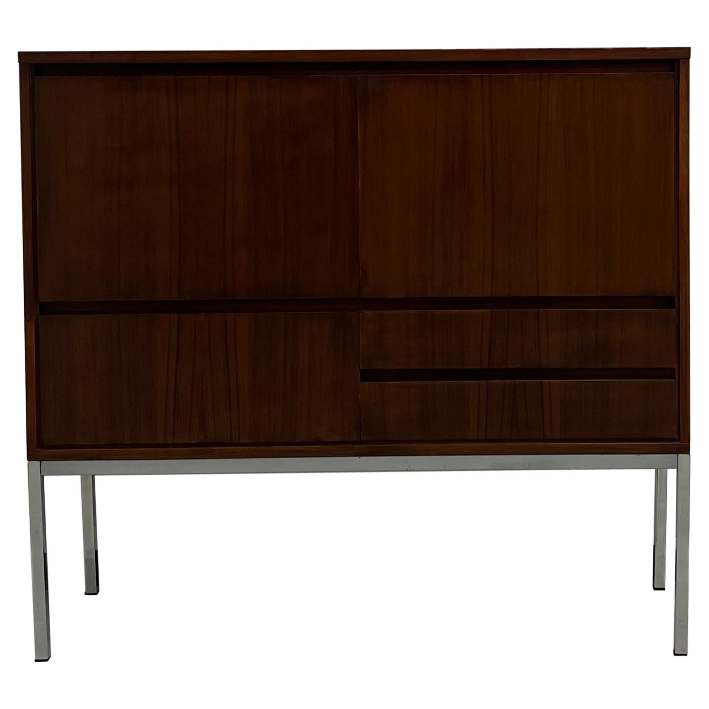 Drink cabinet in rosewood by Alain Richard, circa 1950 For Sale