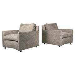 Used Pair of V Shaped Lounge chairs by Baker 