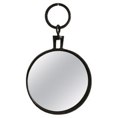 Round wall metal mirror 