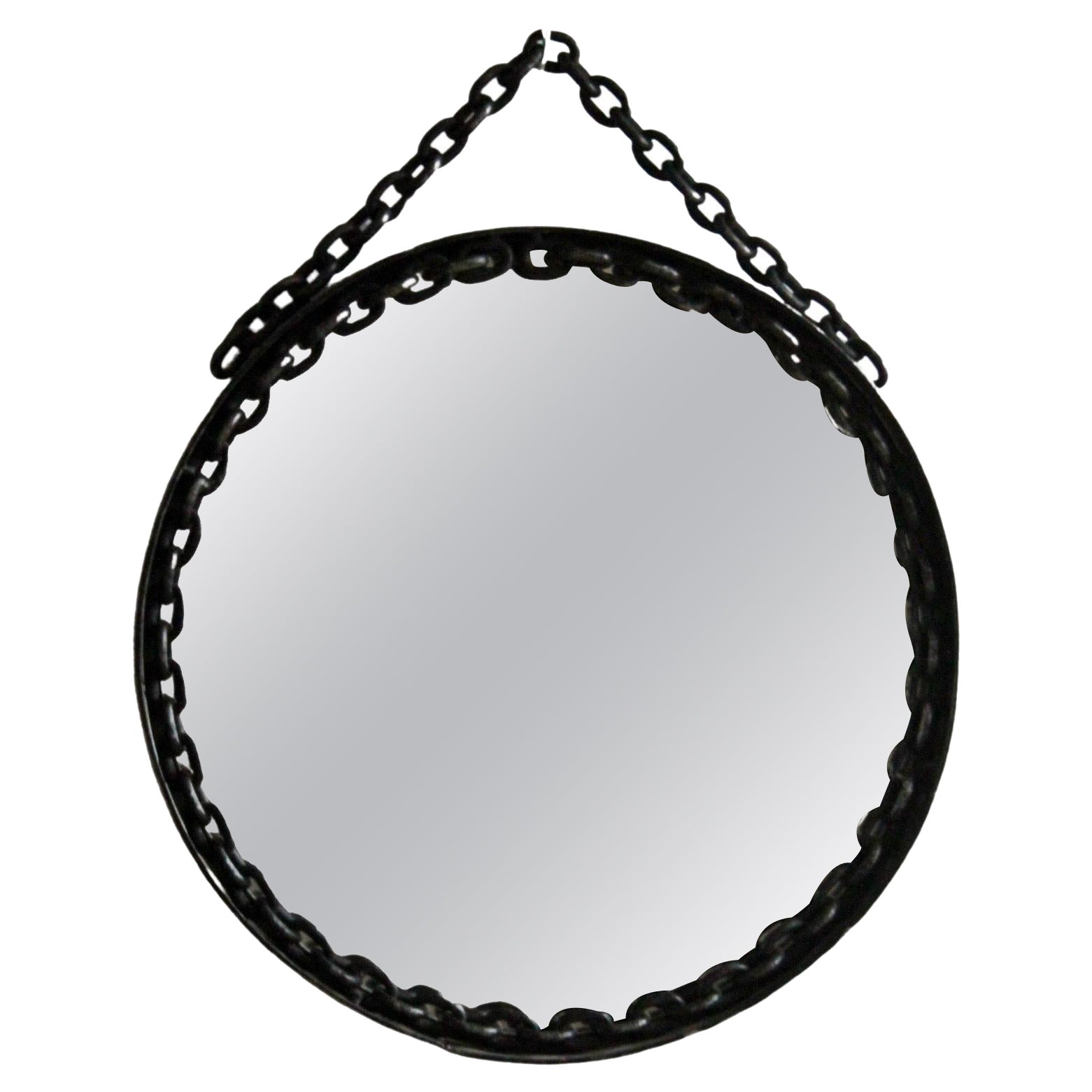 Franz West style wall mirror  For Sale
