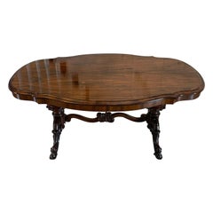 Grande table de salle à manger en palissandre de l'époque victorienne, d'une qualité exceptionnelle 